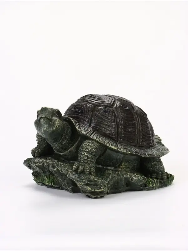 Садовая фигура из полистоуна &laquo;Черепаха на камне&raquo;, 23&times;14&times;12 см, Greengo