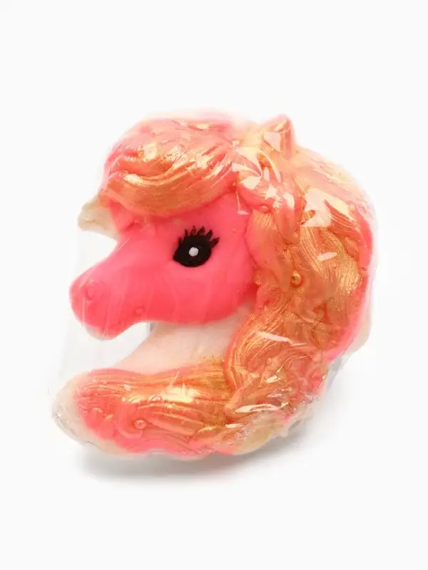 Мыло ручной работы глицериновое "Символ года" розовое золото, 50 г