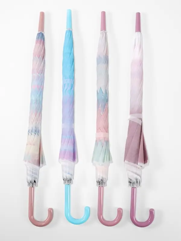 Зонт - трость полуавтоматический &laquo;Нежность&raquo;, 8 спиц, R=47/55 см, d=94 см, МИКС