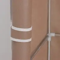 Шкаф тканевый каркасный, складной LaDо́m, 70&times;45&times;150 см, бежевый