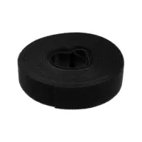 Лента-липучка для проводов 5000&times;20&times;1.5 мм ТУНДРА, чёрная, 1 шт.