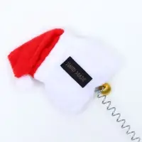 Игрушка-дразнилка для кошек &laquo;Дед мороз&raquo;, с креплением на когтеточку