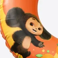 Круг надувной для плавания детский 55 см, Чебурашка