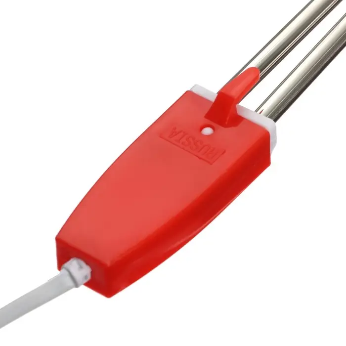 Электрокипятильник Luazon LEK 10, 1200 Вт, спираль кольцо, 29&times;3.5 см, 220 В, красный