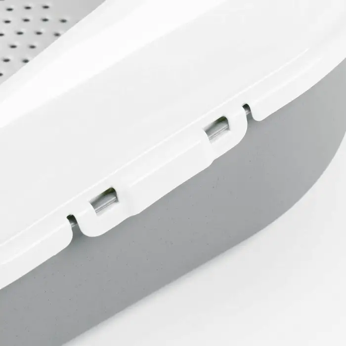 Лоток для кошек с сеткой и бортом &laquo;Космо&raquo; 51.9&times;37.8&times;21.3 см, серый