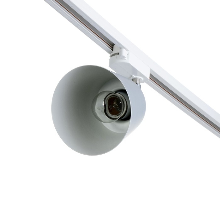 Светильник трековый Светильник трековый "Цилиндр" Е27 40Вт серый 17х12х18см