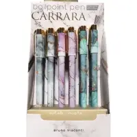 Ручка шариковая BrunoVisconti. Carrara.Bright 0.38 мм, стержень синий, МИКС