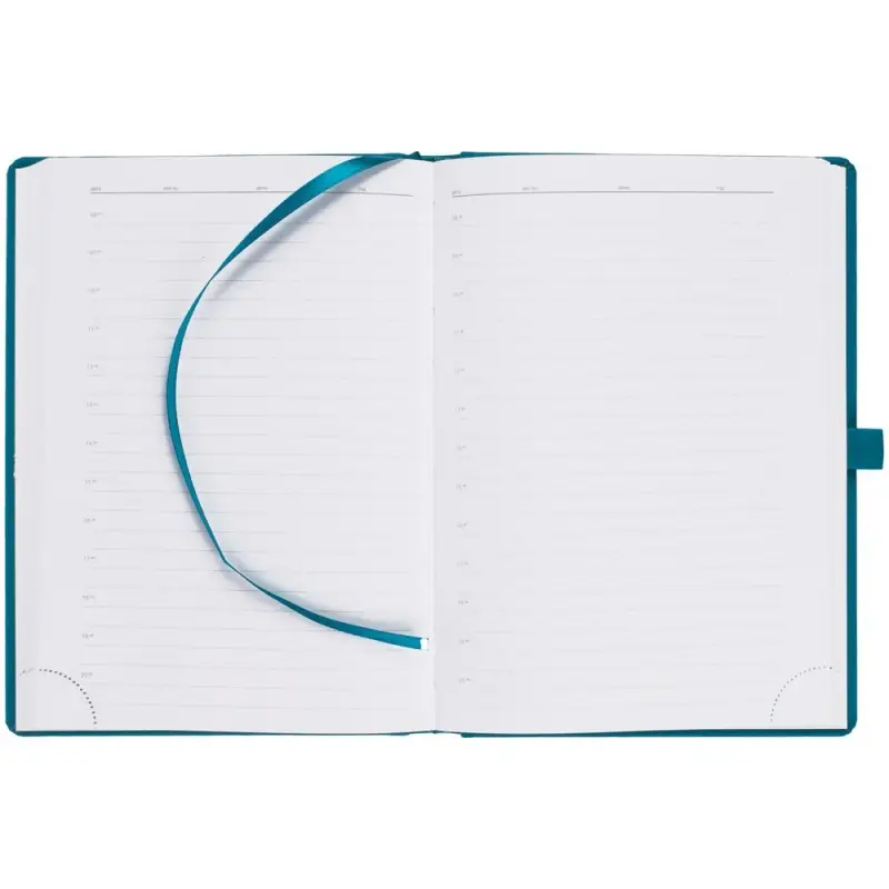 Ежедневник Favor Metal, недатированный, бирюзовый Ежедневник Favor Metal, недатированный, бирюзовый