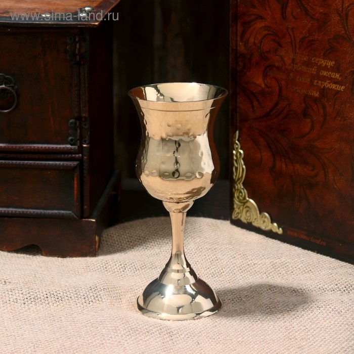 Фужер Фужер "Тресия" латунь 7х7х15 см