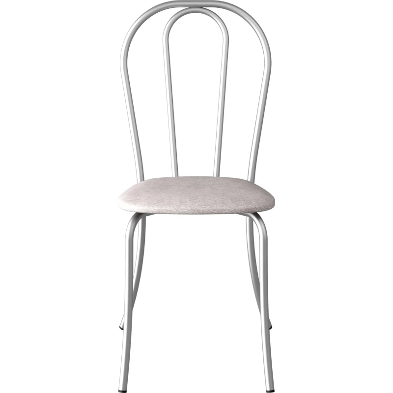 Стул для столовых UD_Вереск СМ7/6-05 карк сереб.металл, к/з серый К-03