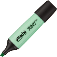 Маркер текстовыделитель Attache Selection Pastel 1-5 мм зеленый