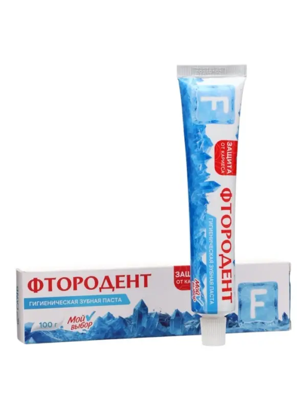 Зубная паста Семейная традиция, Фтородент, Двоная мята, 100 г