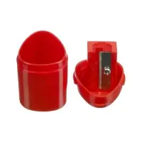 Точилка ErichKrause ClickUp Mini Classic, 1 отверстие, с контейнером, МИКС