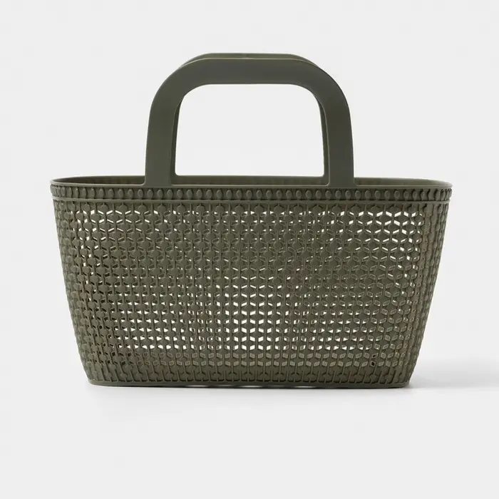 Корзина - сумка для хранения &laquo;Лукошко&raquo;, пластик, 29&times;15&times;24.5 см, цвет МИКС