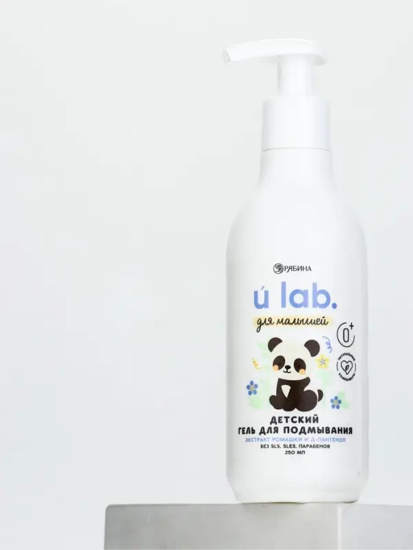 Детский гель для подмывания &laquo;Зверята&raquo;, с экстрактом ромашки, 250 мл, ULAB