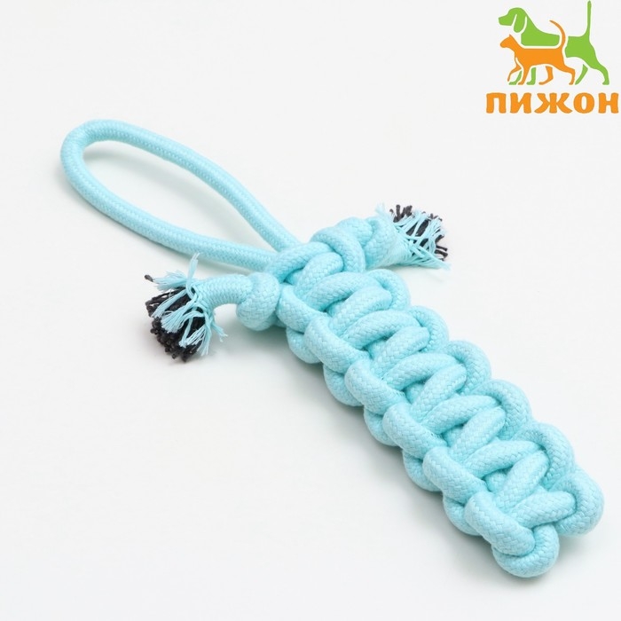 Игрушка канатная Игрушка канатная "Лапта", до 32 см, 90 г, мятная