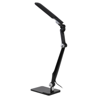 Светильник настольный ЭРА NLED-497-12W-BK светодиодный на струбцине, черный