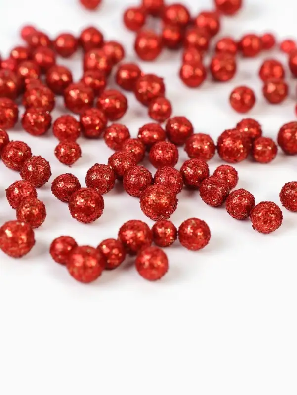 Фигурка для поделок и декора &laquo;Шар&raquo;, набор 80 шт., размер 1 шт. &mdash; 0.5 см, красная