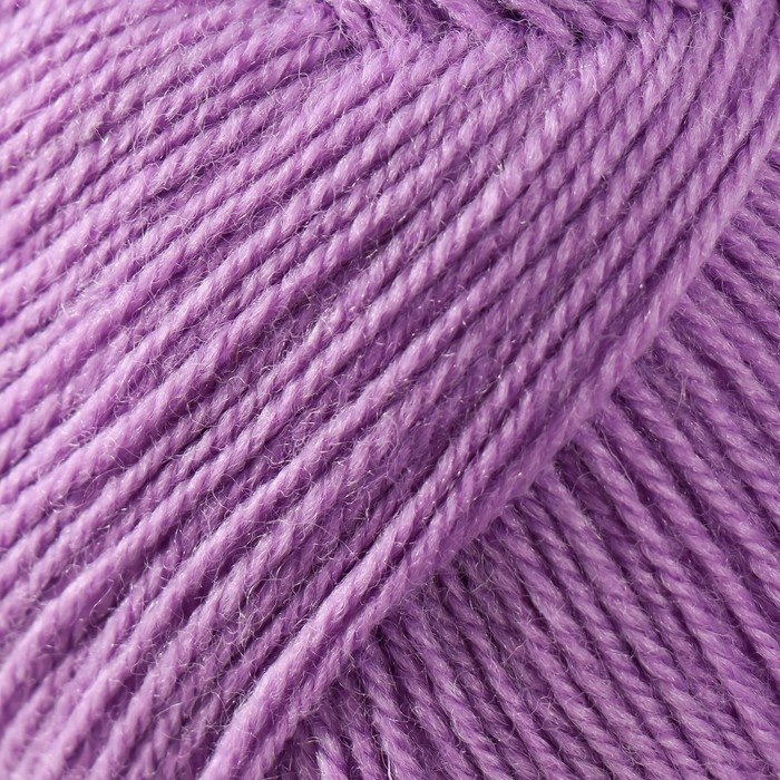 Пряжа "Кроссбред Бразилии" 50%меринос.шерсть, 50% акрил 500м/100гр (389-Св.фиалка)