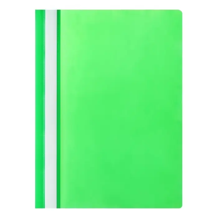 Набор папок- скоросшивателей Calligrata, А4, 180 мкм, с прозрачным верхом, 10 штук, микс