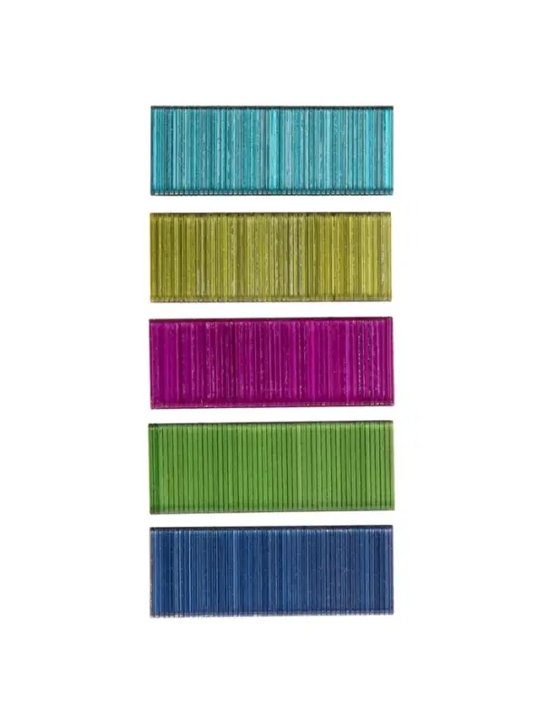 Скобы омеднённые №10, ErichKrause, для степлера, 1000 шт., цветные