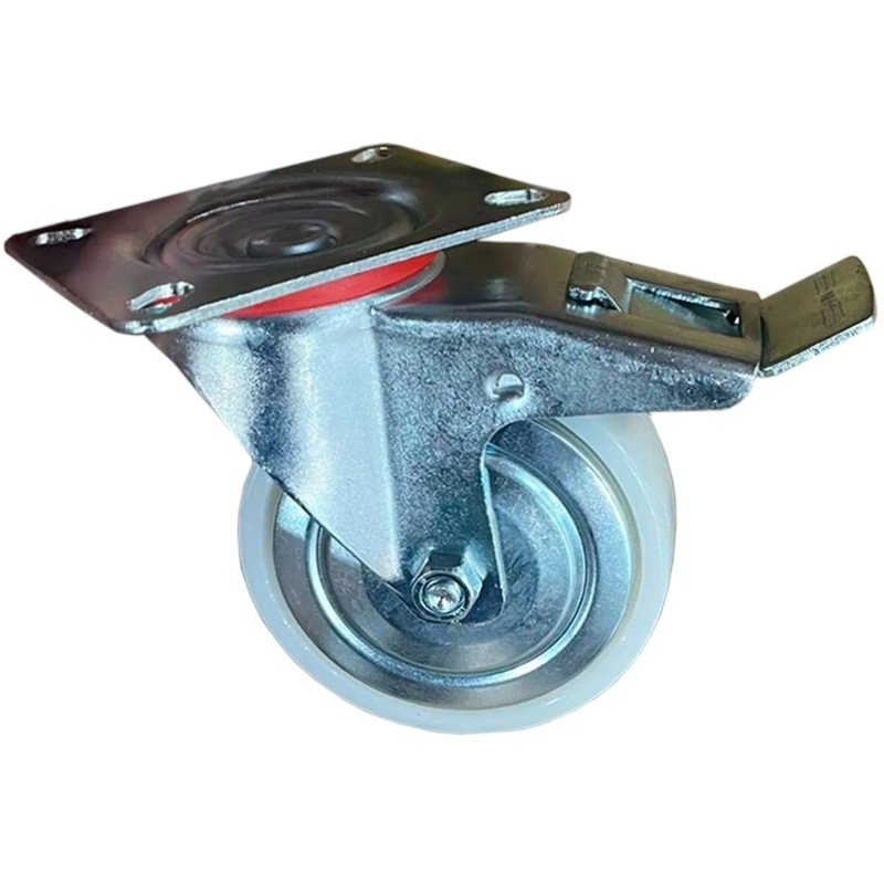 Колесо для тележки поворот полипропилен SRCnb 42 100мм с тормоз (F) 1047574