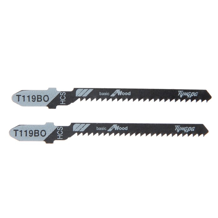 Пилки для лобзиков ТУНДРА, по дереву, фигурный рез, HCS, 50/75 х 2 мм, 2 шт. Пилки для лобзиков ТУНДРА, по дереву, фигурный рез, HCS, 50/75 х 2 мм, 2 шт.