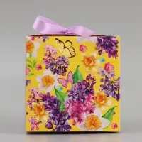 Коробка подарочная складная, упаковка, &laquo;С 8 Марта&raquo;, 12&times;12&times;12 см