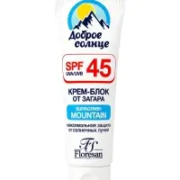 Солнцезащитный крем блок от загара SPF 45 Floresan водостойкий, 60 мл