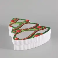 Коробка подарочная &laquo;Ёлочка&raquo;, 21.5&times;19.5&times;5 см