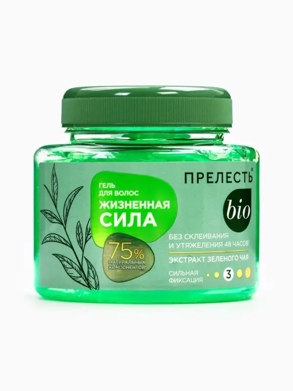 Гель для укладки Прелесть Bio &laquo;Жизненная сила&raquo;, сильная фиксация, 250 мл