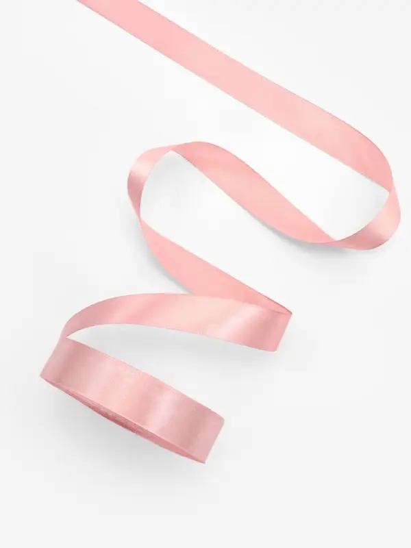 Лента атласная, 20 мм, 23&plusmn;1 м, цвет розовое золото №146