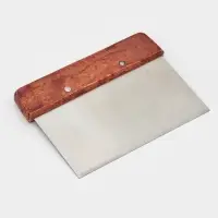 Шпатель кондитерский Доляна, 15&times;11 см, нержавеющая сталь, коричневый