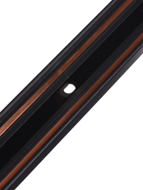 Трековый шинопровод, серия "Flat", однофазный, открытый монтаж, 2м, черный