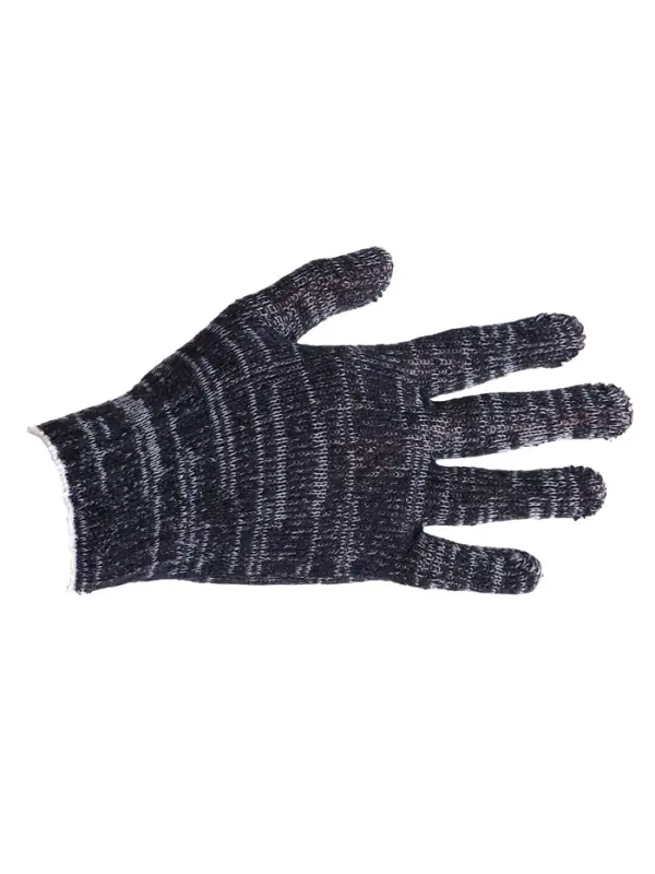 Перчатки садовые, хб, вязка 7 класс, 3 нити, размер 9, без покрытия, серые Перчатки садовые, хб, вязка 7 класс, 3 нити, размер 9, без покрытия, серые