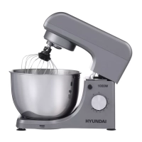 Миксер планетарный HYM-S5451 1000Вт серый