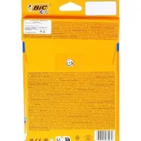 Цветные карандаши 18 цветов, детские, шестигранные, ударопрочные, BIC Kids Evolution