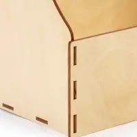 Ящик деревянный подарочный, 20&times;12&times;20 см, с ручкой, разборный