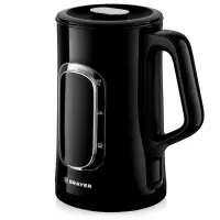 Чайник электрический BRAYER 6101BR, 1,5 л, 1500 Вт, нержавеющая сталь, пластик, Cool Touch