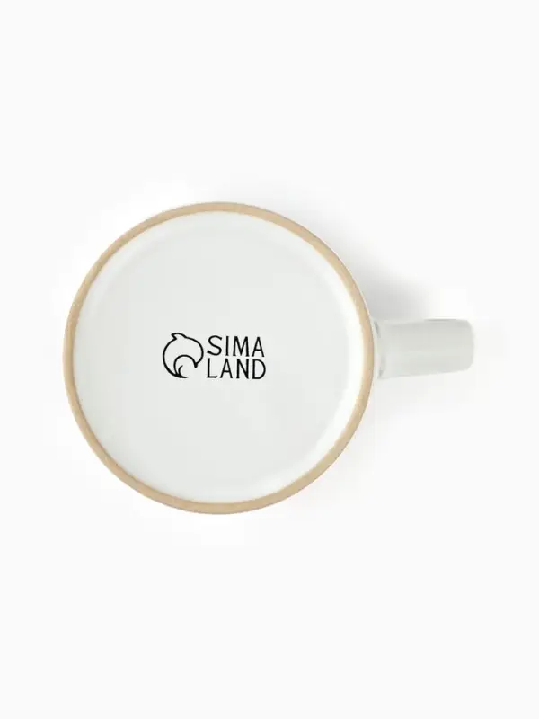 Кружка новогодняя керамическая &laquo;Снежинки&raquo;, 320 мл, ручная работа