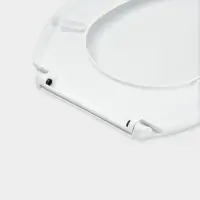 Сиденье для унитаза &laquo;Декор. Капли&raquo;, 44.5&times;37.5 см, с крышкой, белое