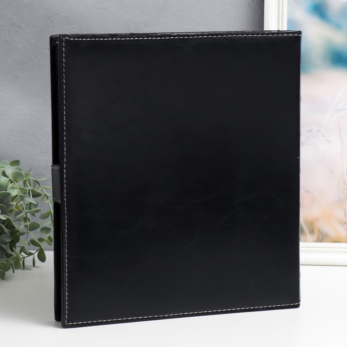 Фотоальбом на 1000 фото 10х15 см Фотоальбом на 1000 фото 10х15 см "Чёрный" кожзам 36,8х33х6,5 см