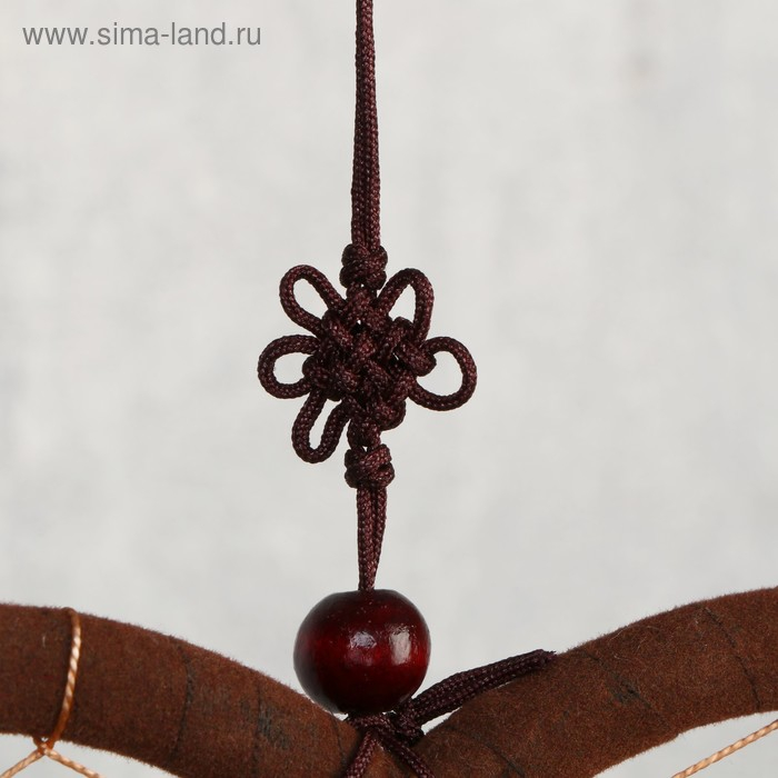 Музыка ветра металл Музыка ветра металл "Сердце с сердечками" 4 трубки 5 колокольчиков d=17 см длина 65 см