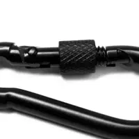 Карабин монтажный с фиксатором ТУНДРА krep, DIN5299D, 6×60 мм, черный, 1 шт. Карабин монтажный с фиксатором ТУНДРА krep, DIN5299D, 6×60 мм, черный, 1 шт.