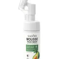 Пенка для умывания с щёткой, с экстрактом авокадо, 120 мл