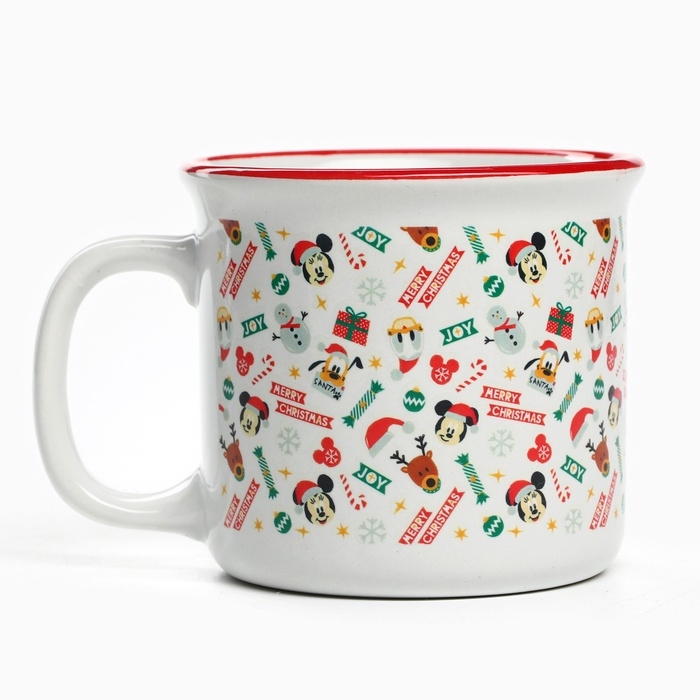 Кружка керамическая новогодняя «Merry Christmas» Микки Маус и друзья, 250 мл Кружка керамическая новогодняя «Merry Christmas» Микки Маус и друзья, 250 мл