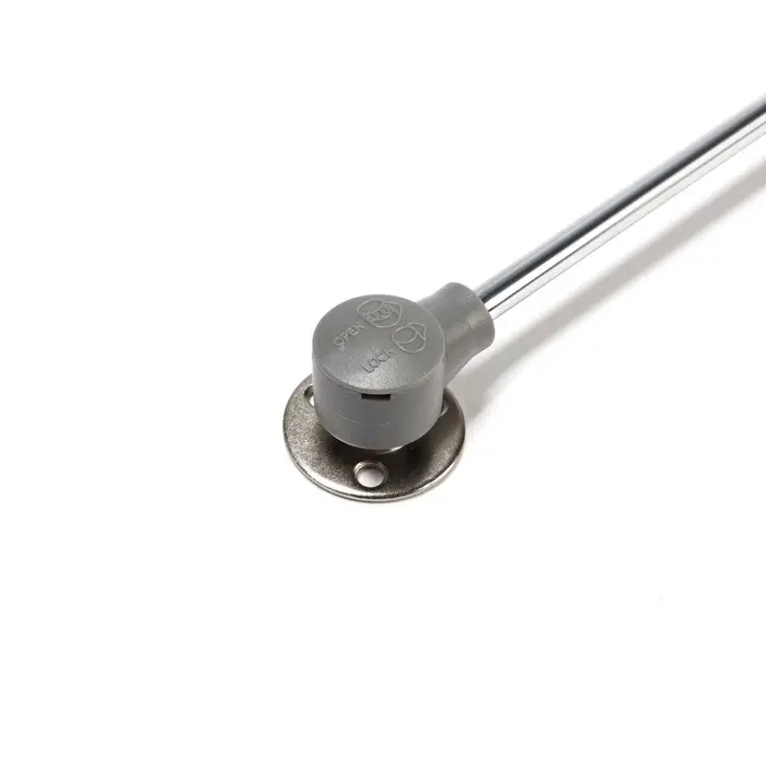 Газлифт 60N CAPPIO, доводчик, бесшумное открывание/закрывание, серый, 2 шт.