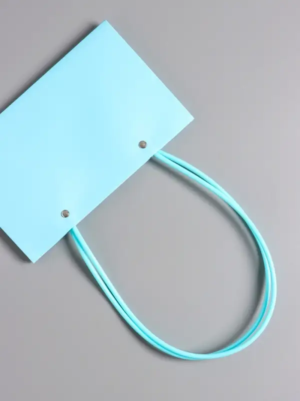 Сумка переноска для цветов, влагостойкая, тиффани, 22&times;10.5&times;13.5 см