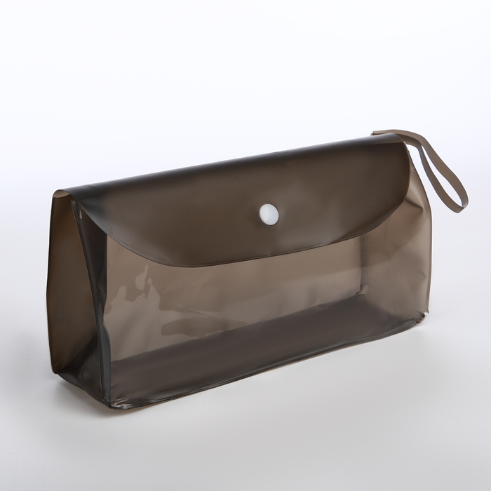 Косметичка на кнопке, цвет чёрный Косметичка на кнопке, цвет чёрный