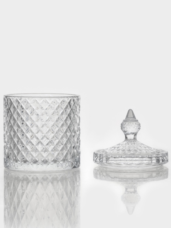 Конфетница с крышкой Конфетница с крышкой "Рапунцель" 550 мл 10,5х10,5х18 см